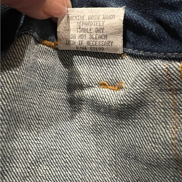 Seven For All Mankind VGT Flared Denim Jeans Size 27 Made In USA No Back Pockets - Picture 8 of 8